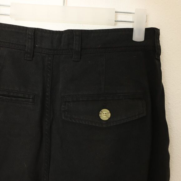 Everlane The Tencel Relaxed Chino Pant 2 Tapered Butter Soft Black NEW Tag B83 - Picture 4 of 7